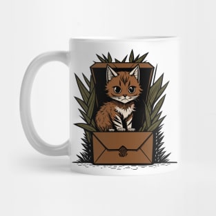 Cozy Cat in a Box Mug